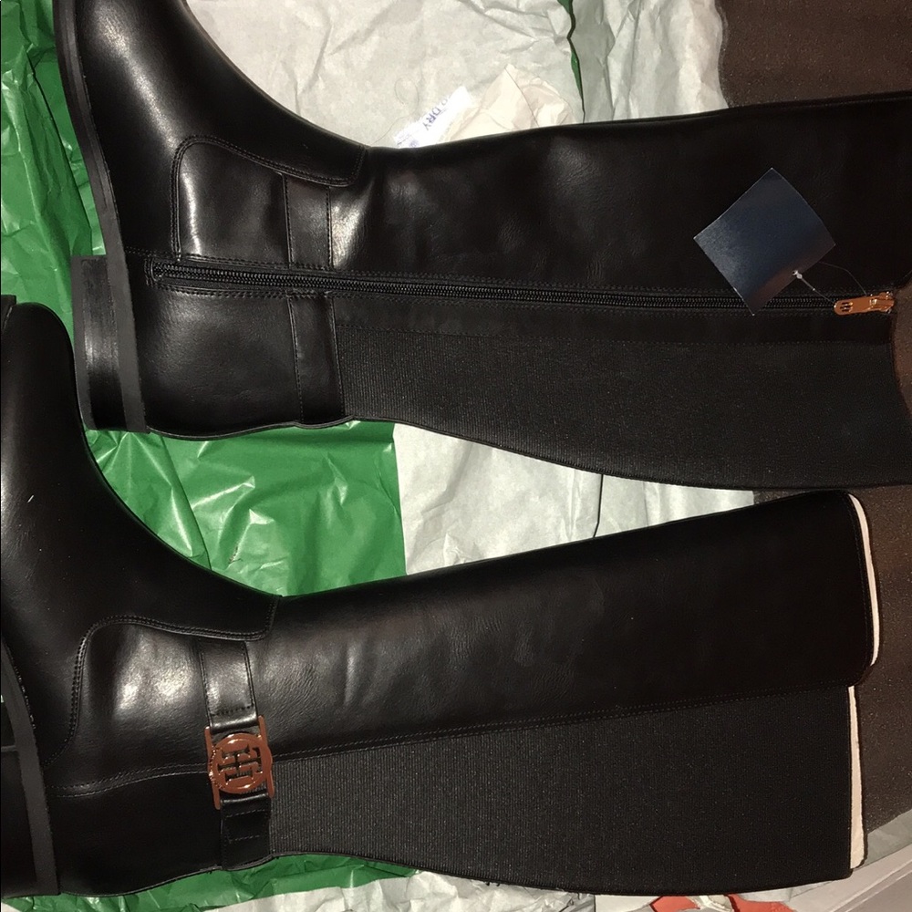 *WIDE CALF* Tommy Hilfiger riding boots